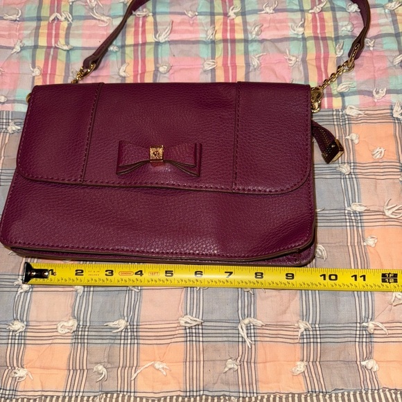 Anne Klein Handbags - Anne Klein Elegant Burgandy Women's Bag